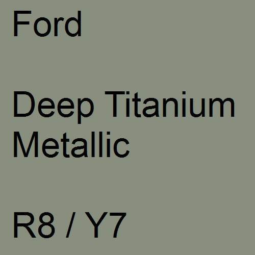 Ford, Deep Titanium Metallic, R8 / Y7.